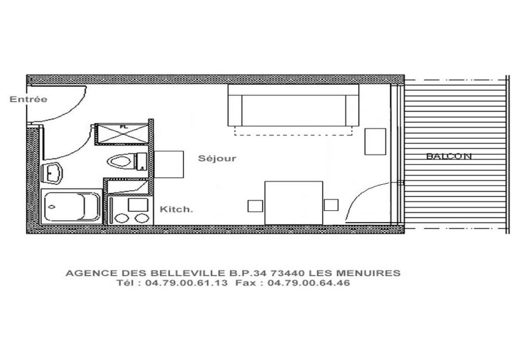 Residence Dorons - Studio Agreable - Centre Station Mae-3404 생마르탱 드 벨빌 외부 사진